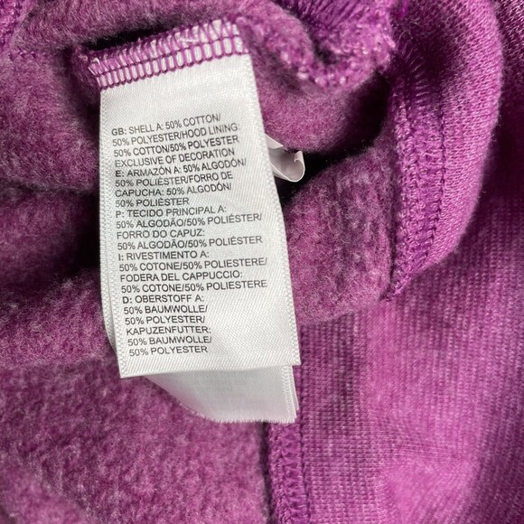 The North Face Pink Hooded Zip Up Sweatshirt Hoodie Small Jacket Activewear EUC - Picture 7 of 7
